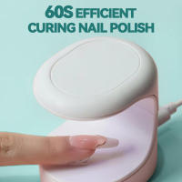 NAILPOP-lámpara secadora de uñas pequeña, lámpara LED UV USB para manicura, esmalte de Gel curativo, máquina de diseño en forma de huevo, herramientas para decoración de uñas de un solo dedo - details 6