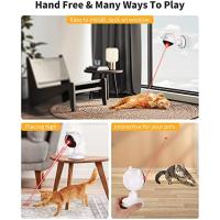 ATUBNAN Automatic Laser Cat Toys,USB Rechargeable,Interactive Cat Toy for Indoor Cats Kitty Kittens Dog,Multifunctional Cat Toy - details 6