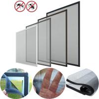 Mosquitera para ventana, malla negra para ventana, autoadhesiva, antiinsectos, malla para ventana, Velcro reutilizable, mosquitera personalizada - details 0