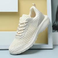 Zapatillas de deporte de moda de las mujeres ahuecadas hacia afuera ultra ligeras grandes de malla transpirable zapatos casuales de los zapatos de las mujeres - details 54