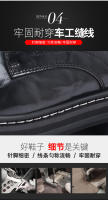 Cuero Piel de vaca Forro polar Botas cálidas para hombres Botas de tendencia versátiles Botas de herramientas - details 15