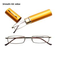 Gafas ultrafinas con base metálica elegantes para hombres y mujeres, computadora portátil, mini gafas de lectura con Ca+1.0~+4.0 - details 3