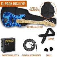 Paquete de Guitarra Eléctrica para Principiantes Tamaño 1/4 Amplificador Portátil de 5 W Cable - details 34