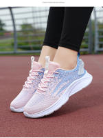 Nuevo Zapatillas para correr para mujer, zapatillas deportivas con cojín de aire, suela suave, zapatillas deportivas de tenis de malla ligeras - details 4