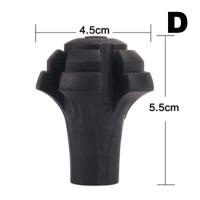Bastones ultraligeros de aluminio ajustables de 3 secciones, bastón de senderismo plegable con agarre de corcho y accesorios que se compran por separado - details 13