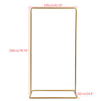 Arco de Globo para Decoración de Bodas y Eventos en Jardín al Aire Libre y Interior Metal con Diseño de Arco Cuadrado 6.5x3.4ft - details 1