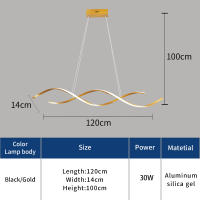 Luces colgantes LED modernas para sala de estar, comedor, Bar, cocina, trabajo, hogar inteligente, Alexa, Google, RC, accesorios de lámpara colgante - details 0