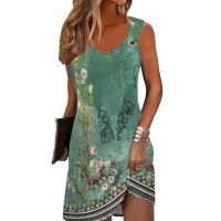 Vestido estampado de moda de verano para mujer, ropa de mujer - details 0