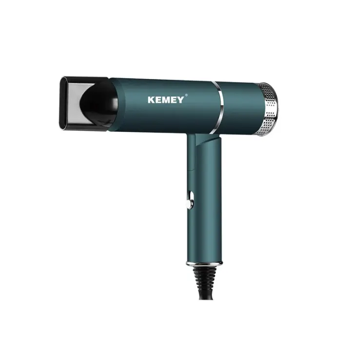 Kemei-secador de pelo profesional de 9825 W, secador de pelo de secado rápido para el cuidado del cabello, plegable, portátil, en forma de T, para viajes en casa y estudiantes, 1000 - 1