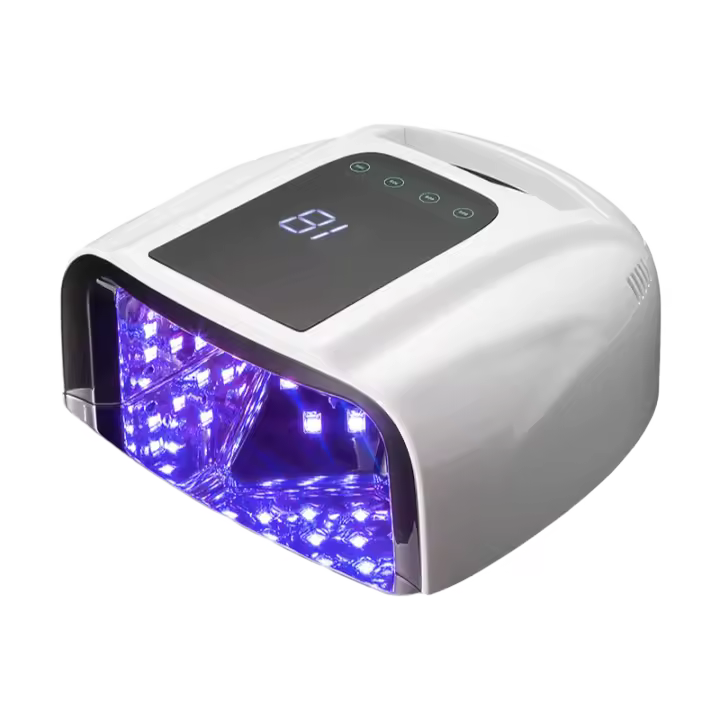 Secador de esmalte de Gel de fondo reflectante para uñas, lámpara LED UV profesional, espejo de 96W, luz hine para manicura - 1