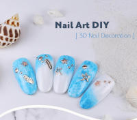 Diamantes de imitación para uñas en Rueda, tachuelas brillantes, herramientas de manicura, escamas de rebanadas metálicas de colores, nueva decoración de uñas 3D - details 0