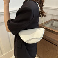 Bolso de hombro con doble correa para mujer, bolso cruzado de cuero PU versátil, moda informal de Color sólido - details 17