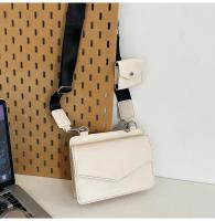 Bolso cuadrado pequeño oscuro Trend Bolso combinado 2 en 1 Bolso de la caja del sobre de cuero de los hombres y las mujeres Bolso pequeño bandolera - details 40