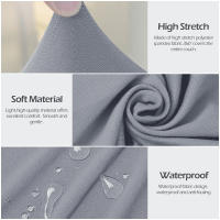 DUDUME Funda de tela impermeable para silla, cubierta elástica de LICRA suave para asiento de oficina, cocina, comedor y boda - details 3