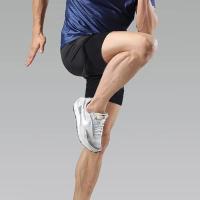 Pantalones cortos deportivos de baloncesto para hombre, pantalones cortos informales con forro interior para correr y Fitness, pantalones cortos de entrenamiento de tres cuartos, ropa de verano - details 5