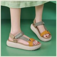 Sandalias Deportivas Para Mujer, Plataforma De Retales, Zapatos Con Elevador De Banda Estrecha, Soporte De Arco De Velcro Ajustable, Senderismo Al Aire Libre 41 - details 5