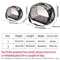 Mochila para Mascotas Transparente y Transpirable Portador de Gatos para Viajes al Aire Libre - details 0