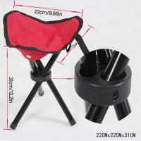 Silla Portátil Plegable de 3 Patas Ideal para Senderismo, Camping, Pesca, Picnic, Playa, Barbacoa, Viajes, Mochila, Asiento de Jardín - details 1