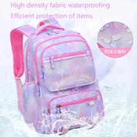 Mochila escolar para niños, resistente al agua, duradera, gran capacidad, arcoíris, mariposa, primaria - details 4