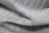 Suéter de manga larga con cuello en V para hombre, chaqueta de punto acanalada de color en contraste de moda - details 24