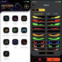 Luz Led Flexible Con ojos De diablo, 2 Piezas, luces Flexibles programables para Coches, lámpara RGB Devil Eye, Pantalla Suave para vehículos, Tiendas, Fiestas, Bares y hoteles - details 4