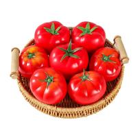 Mini adorno de tomate Artificial, modelo de tomate de simulación de plástico realista, artesanías, accesorios de verduras falsas, decoración del hogar, 5 uds. - details 9