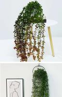 Árbol de eucalipto de 90cm y 12 tenedores, colgante de vid Artificial, plantas de pared, hoja de plástico con gradiente falso, jardín, hogar, ventanas y balcón - details 9