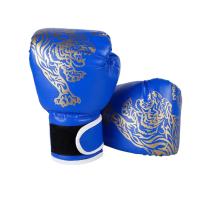 1-5 pares, venta al por mayor, guantes de boxeo para adultos y niños, guantes de combate MMA de cuero PU transpirables, guantes tailandeses para entrenamiento de boxeo para niños - details 1