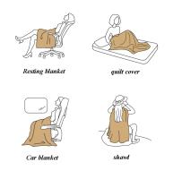Juego de Ropa de Cama con Forro de Cama Lujo Invierno Cálido Grosor Individual Doble Par Tapete Funda de Edredón Juego de Fundas de Almohada - details 3