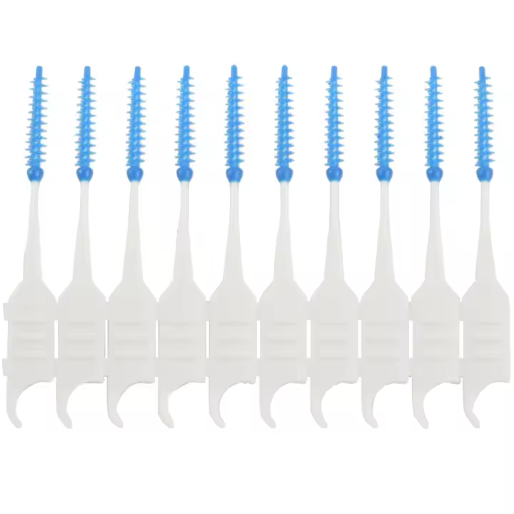 Palillos de dientes de 40 piezas, hilo Dental, cepillo Interdental, palo de Limpieza de dientes - 1