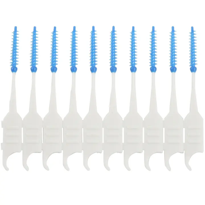 Palillos de dientes de 40 piezas, hilo Dental, cepillo Interdental, palo de Limpieza de dientes - 1