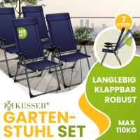Sillas de Jardín Plegables de Aluminio con Respaldo Alto Ajustable 7 Posiciones, Apoyabrazos Transpirables, Portátiles, Silla de Camping para Jardín y Terraza - details 44