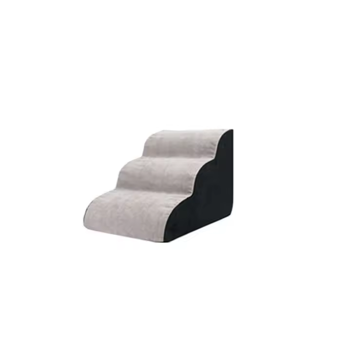 Rampas de espuma antideslizantes para perros, escaleras anchas y profundas para mascotas, escalera de espuma de alta densidad para perros viejos, gatos y mascotas con dolor en las articulaciones - 1