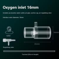 Salida de filtro de tanque de peces acrílico, tubo de salida de filtro transparente, salida de aireación de tanque de peces, cabezal de oxígeno práctico desmontable para acuario - details 8