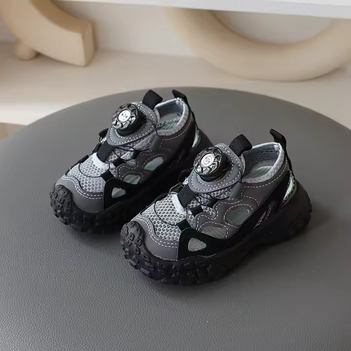 Nuevas sandalias informales transpirables para niños, zapatos de malla única hueca - 1