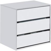 Cajonera Habitdesign de Tres Cajones Acabado en Blanco Mate Dimensiones: 60 cm (Ancho) x 57 cm (Alto) x 44 cm (Fondo) - details 0