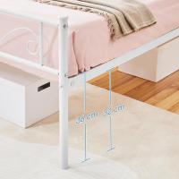 Cama Individual Hierro Cama Metálica para colchón de 90 x 190cm Cama Industrial Estructura Metal - details 22