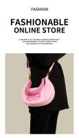 Bolso tejido para axila para mujer, bolsa de sillín con dientes de Luna, diseño de nicho, novedad de 2024 - details 1