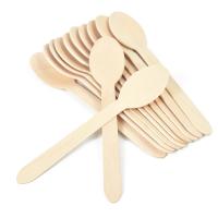 Juego de cubiertos de madera desechables, cuchara, tenedor, cuchillo, vajilla rústica para boda, fiesta de cumpleaños, suministros de decoración, cuchara para pastel de postre - details 7