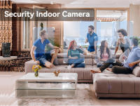 Cámaras de vigilancia wifi doméstico inalámbrico WIFI Internet remoto inteligente Visión nocturna interior alarma robot vigilancia - details 1