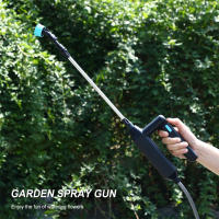 Pistola rociadora eléctrica pistola de riego de atomización automática pulverizador de plantas recargable por USB varita de riego para riego de jardín - details 8