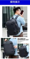 Mochila para portátil impermeable USB de expansión multifunción grande, negocios informales para hombres y mujeres, hombros de 17,3 pulgadas - details 11