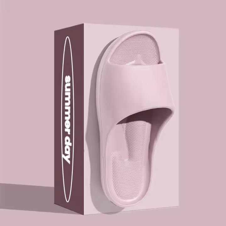 ZHIDA Moda Mujer Zapatillas Verano Planas Ligeras EVA Casa Baño Zapatillas Masaje Parejas Interior Sandalias Ducha Zapatos - 1