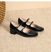 Zapatos Mary Jane de mujer con tacón grueso y hebilla de cinturón de nuevo estilo - details 22