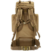 Mochila GRANDE DE 70L para deportes al aire libre, bolsa táctica militar 3P para senderismo, Camping, escalada, impermeable, resistente al desgaste, de nailon - details 3