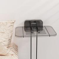 Estante de almacenamiento para enrutador Wifi inalámbrico con ventosa, soporte de almacenamiento montado en la pared transparente sin taladro, resistente al agua con soporte de carga fuerte - details 7
