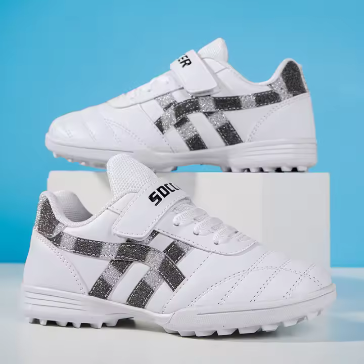 Nuevos zapatos de fútbol para hombres y mujeres, Velcro TF, uñas rotas - 1