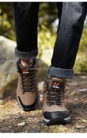 Zapatillas de deporte de algodón de diseñador para hombre, calzado deportivo de senderismo y Trekking de corte bajo con encaje, calzado cómodo para caminar para otoño - details 5