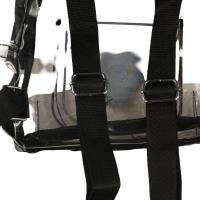 Mochila transparente de PVC portátil, bolso de gelatina de moda de estilo coreano de gran capacidad, bolso cruzado con corazón de amor para exteriores - details 7