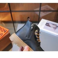 Botas informales para niños y niñas, botines de suela de goma, con cremallera clásica, a la moda, para otoño e invierno, 2024 - details 8